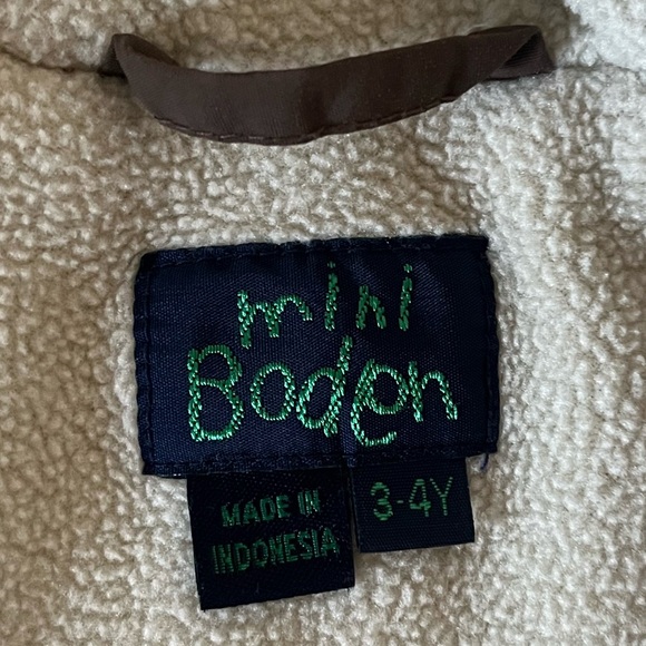 Mini Boden Fleece Lined Hooded Jacket - Picture 6 of 11